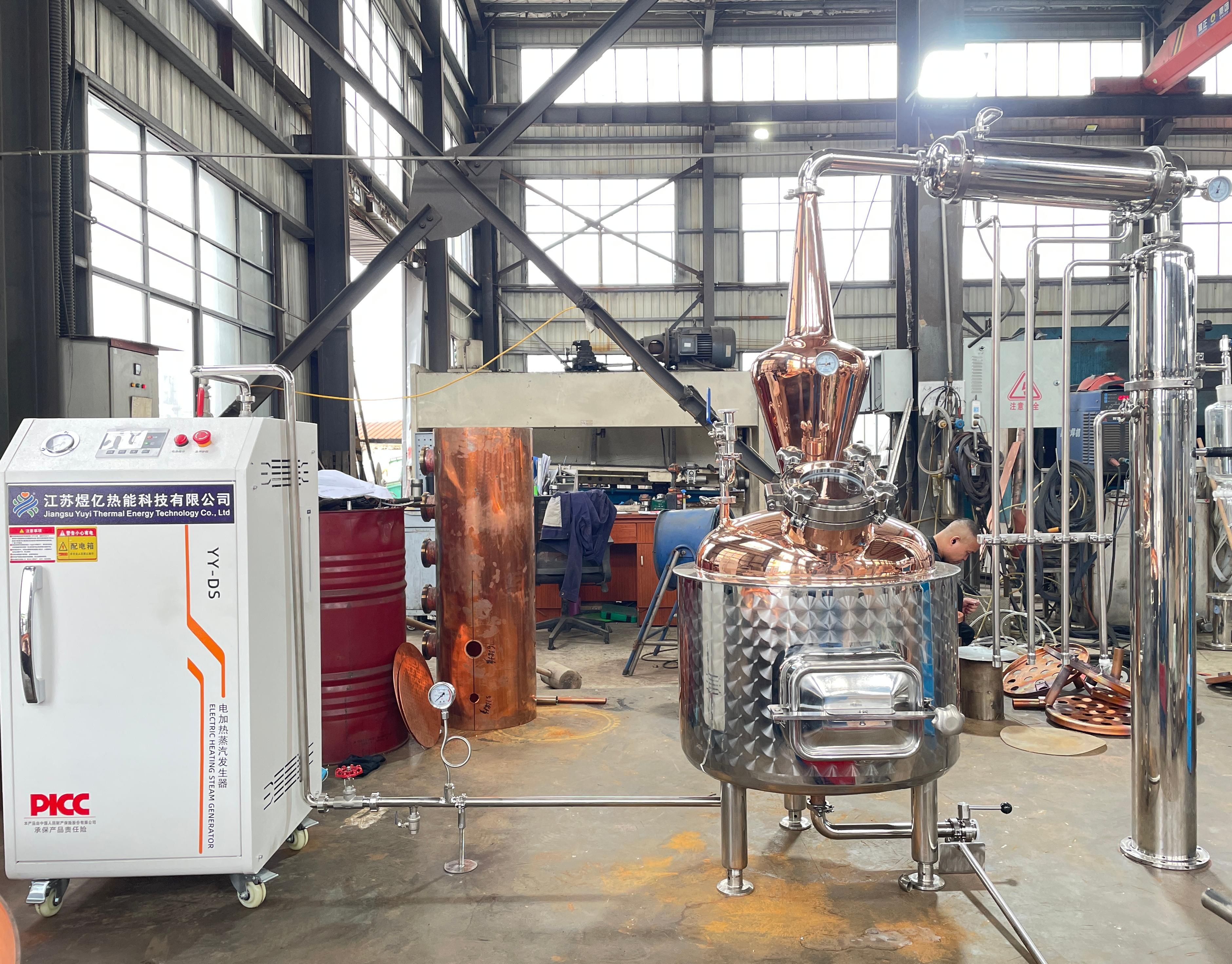 100L Copper Essential Oil & Hydrosol Distiller 100L Copper Essential Oil & Hydrosol Distiller